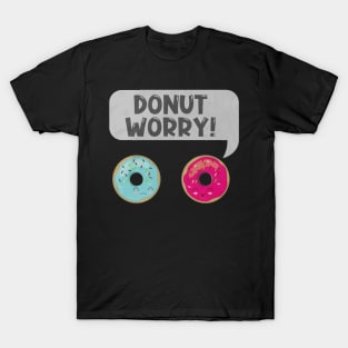 Donut worry black T-Shirt